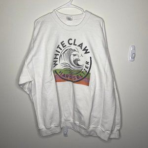 Oversized White Claw Sweatshirt